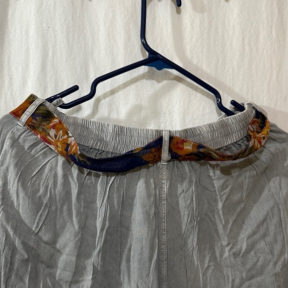 Young Threads Bohemian Wide Leg Pants with Patchwork Design - Picture 9 of 11